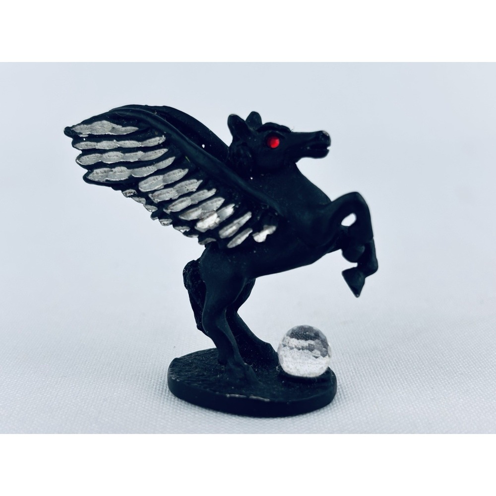 Vintage Spoontiques  Pegasus Winged Horse Figurine‎ 1 1/2" Crystal Ball HMR1604